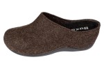 Eleganckie kapcie damskie na koturnie Buxa ANATOMIC BZ350 brązowy