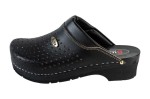 Obuwie Medyczne Drewniaki Supercomfort FPU11 Czarny/czarny spód